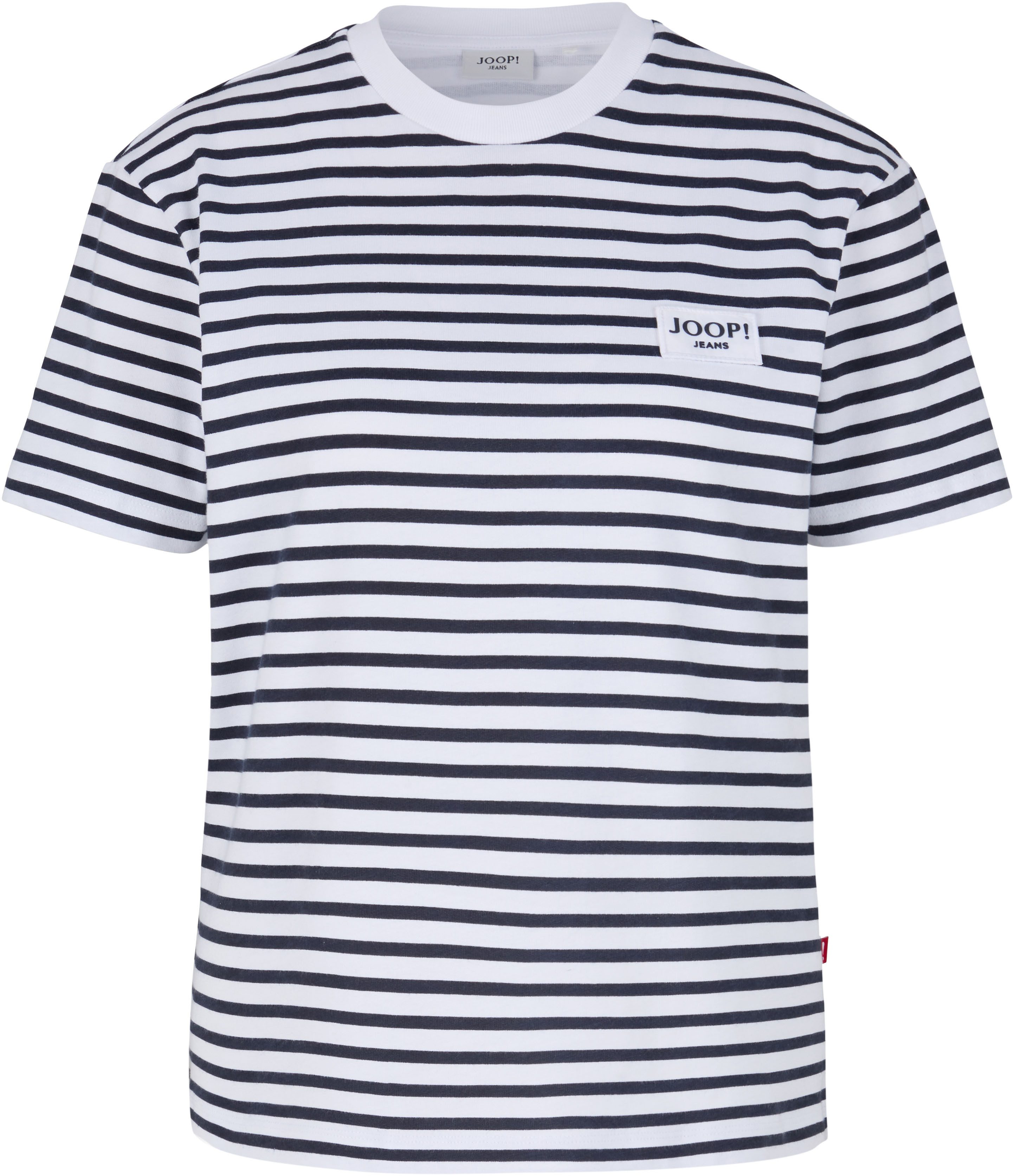 Joop Jeans Rundhalsshirt Teele mit Streifen günstig online kaufen