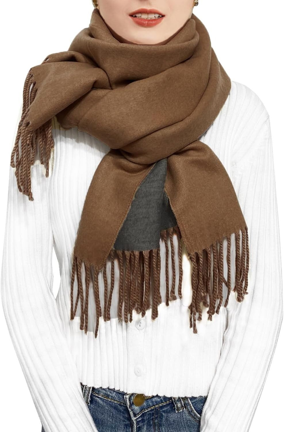 Coonoor Modeschal Warmer Winter Modeschal, Fransenschal, günstig online kaufen