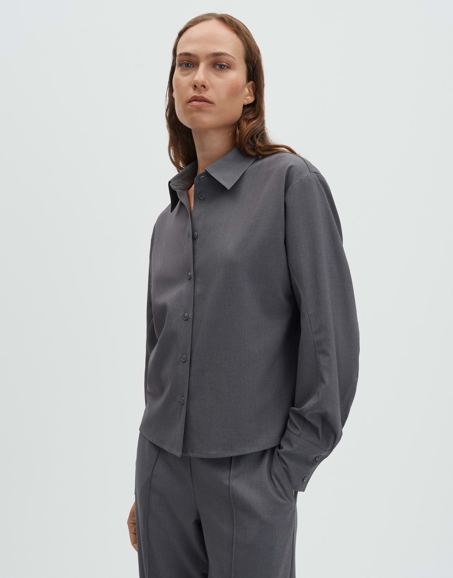 someday Hemdbluse ZILANDRA Regular im Viskosemix lockere Passform, gerader günstig online kaufen