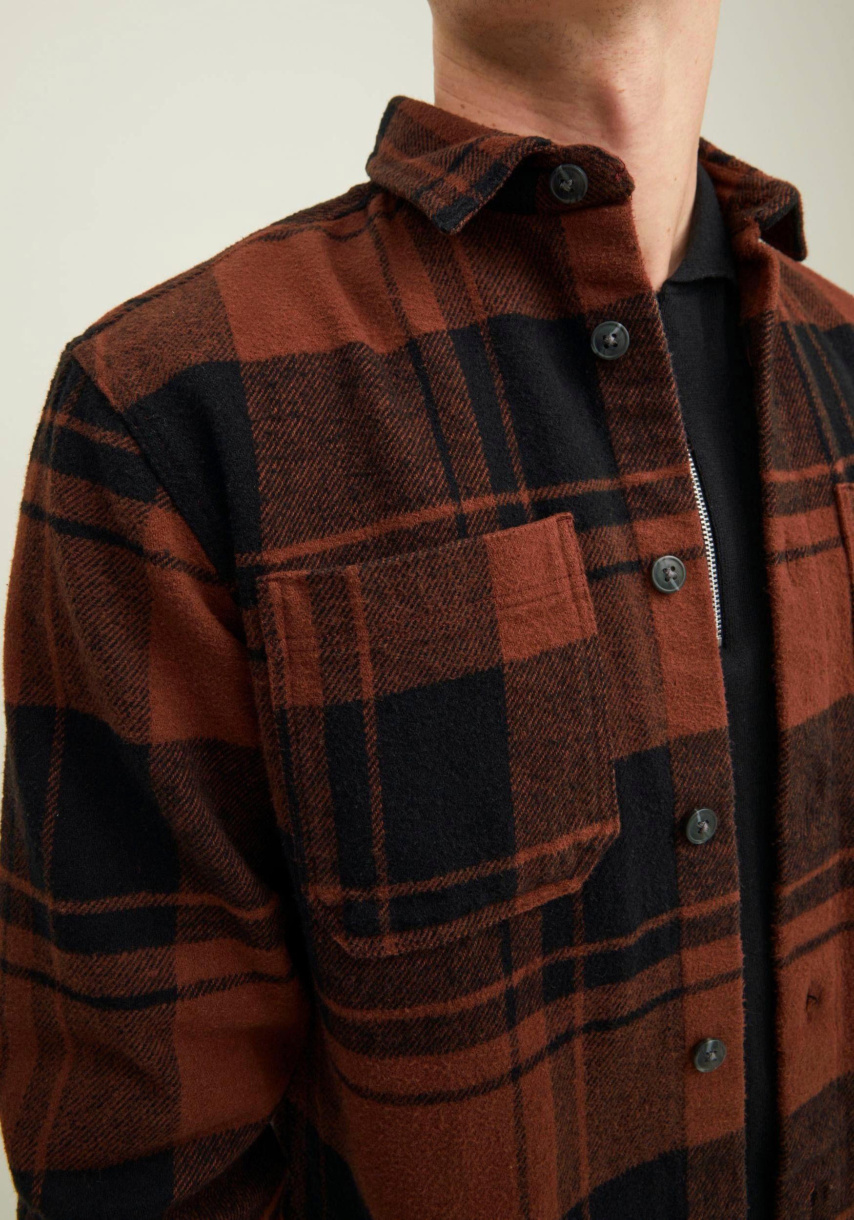 CHECK cinnamon & Jack Flanellhemd OVERSHIRT LOGAN Jones