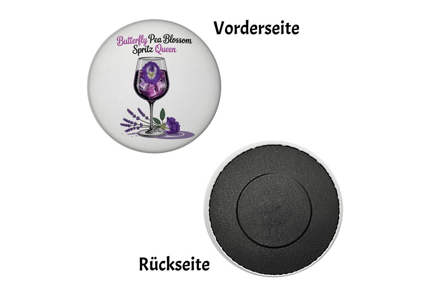 Thumbnail - speecheese Magnet Butterfly Pea Blossom Spritz Queen Magnet