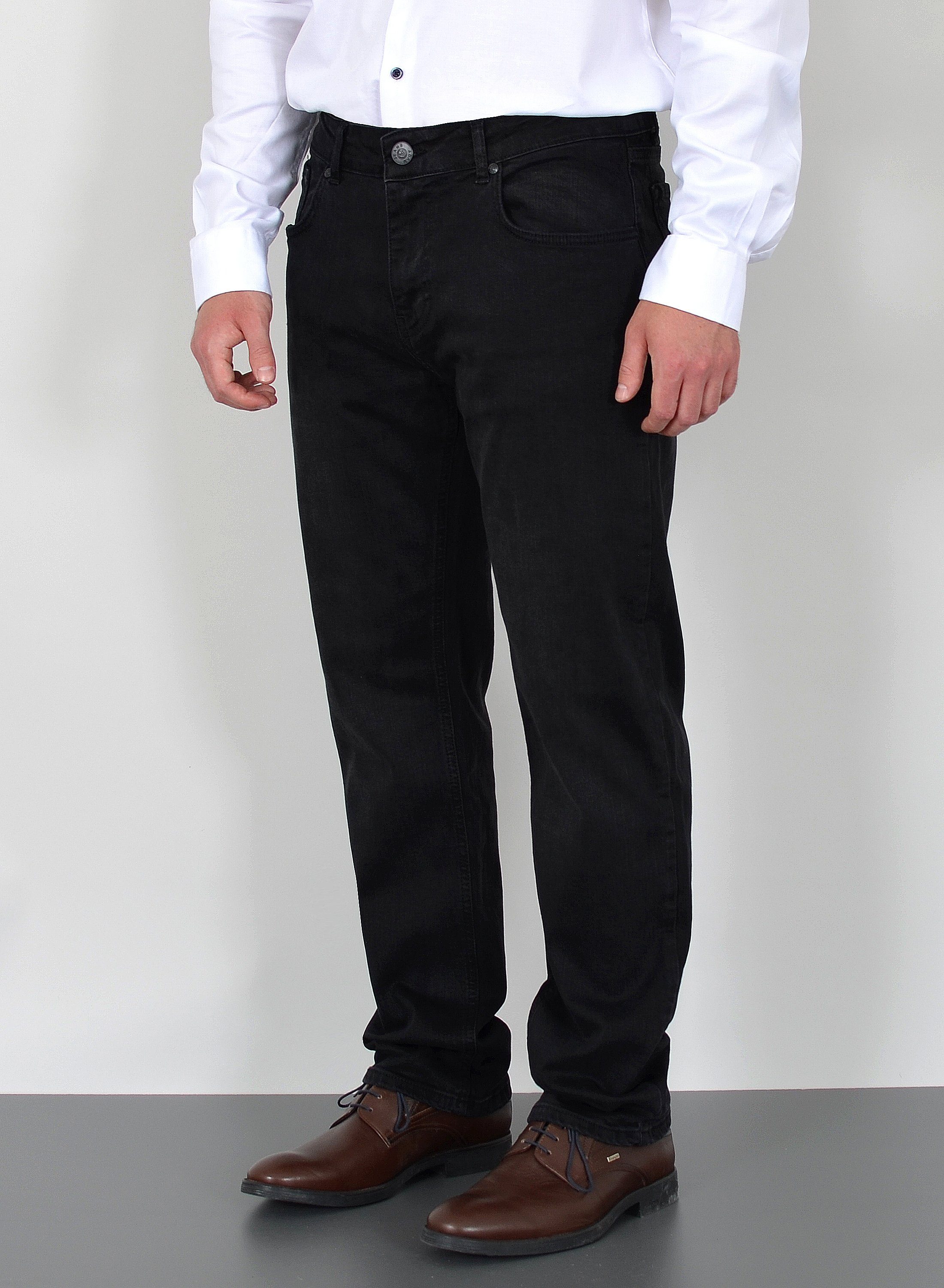 ADAM JEANS Straight-Jeans Herren Jeans Straight Hose Stretch Regular Fit Je günstig online kaufen