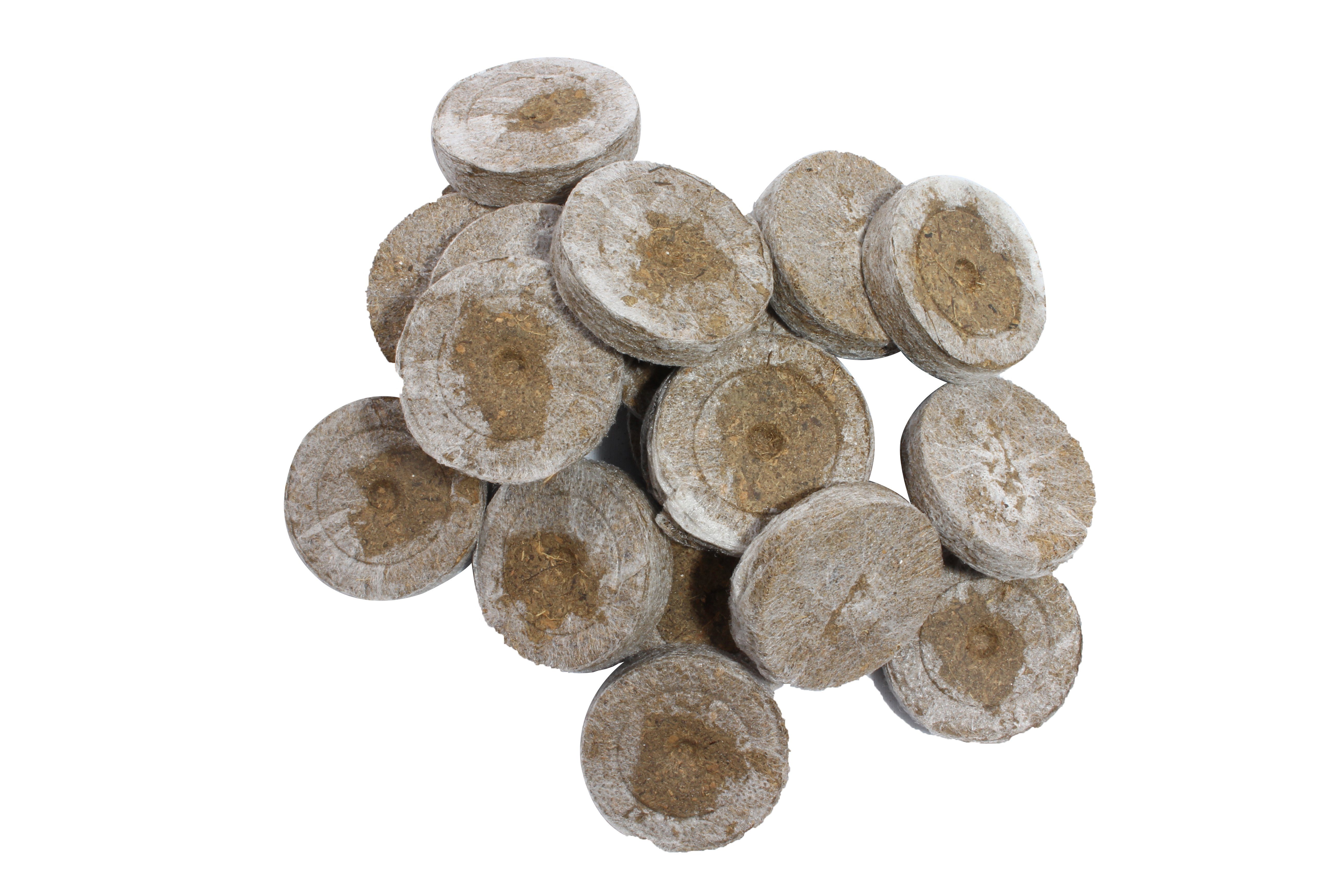 Weedness Anzuchttopf Jiffy Torfquelltöpfe für die Anzucht Kokos Quelltabletten Anzuchterde (1000 St)