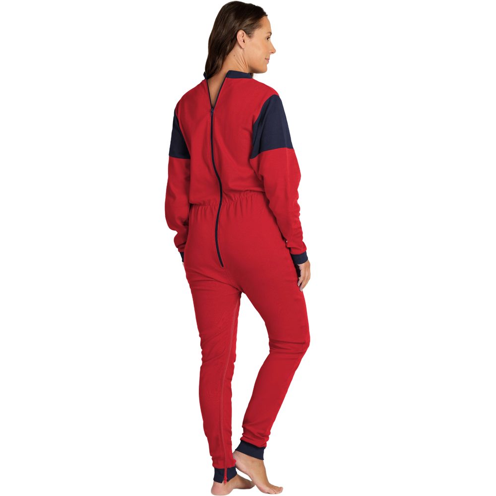 4CARE Schlafoverall 4care Hansop-Overall Trikot mit 2x Reißverschluss