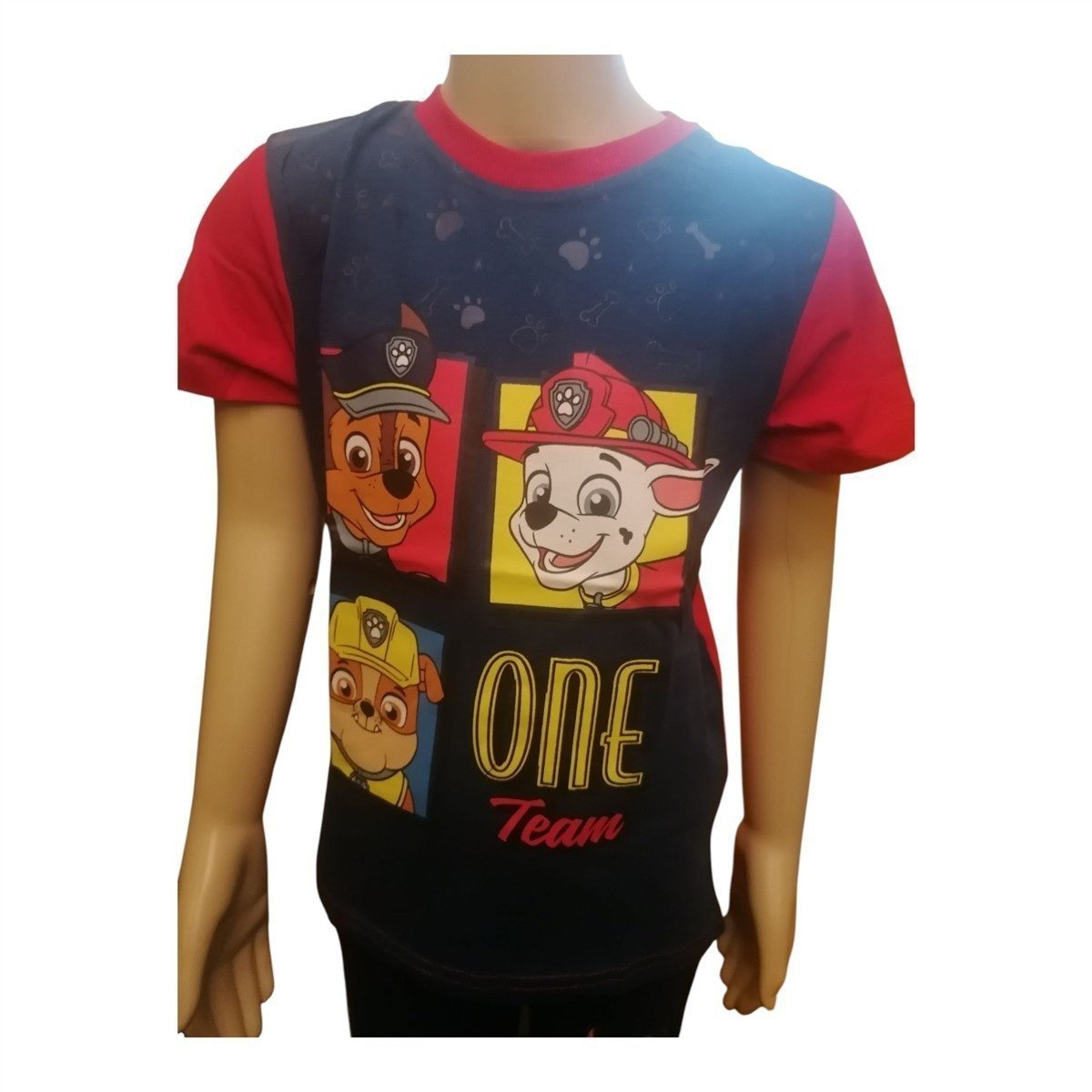 PAW PATROL T-Shirt Kurzärmliges PAW Patrol-T-Shirt für Jungen, "One Team", Größen 98-12
