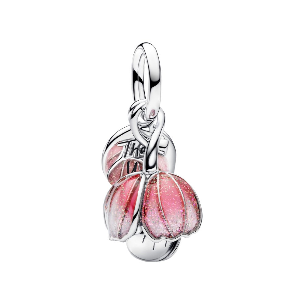 Pandora Charm Blume 764453C01, Kristalle, Blume, Rosa