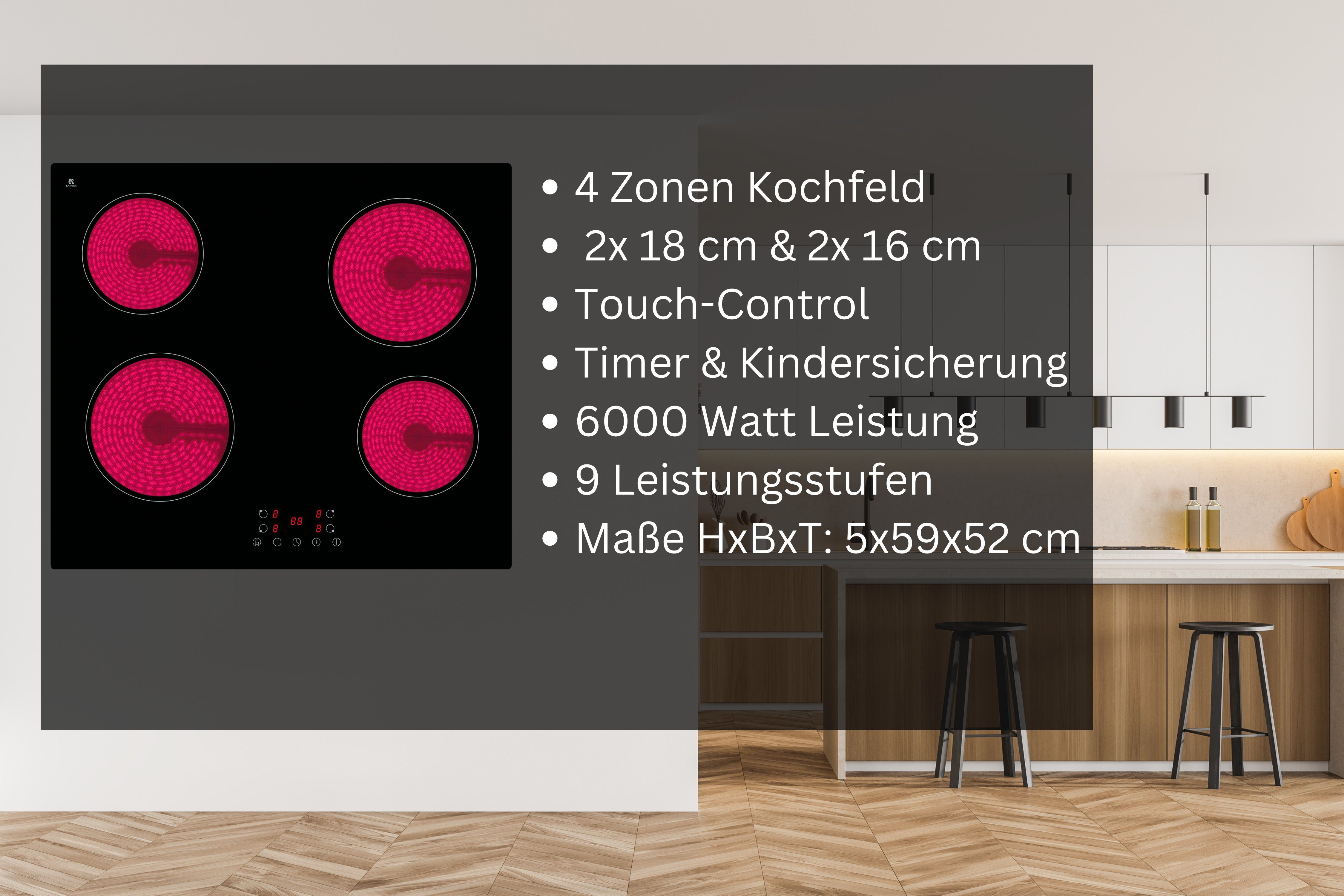 PKM Elektro-Kochfeld KF4 G