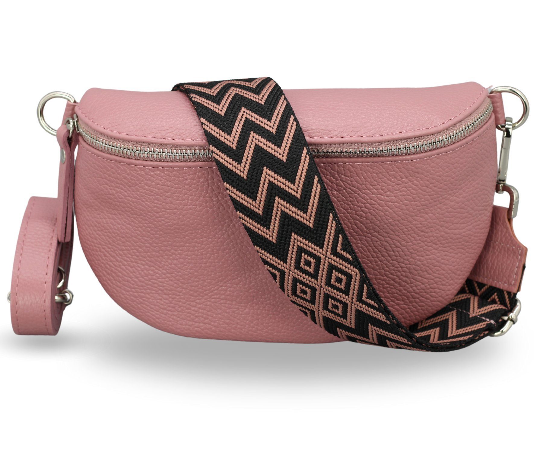 Adel Bags Gürteltasche Bauchtasche Damen Leder Altrosa, Umhängetasche, Echt günstig online kaufen