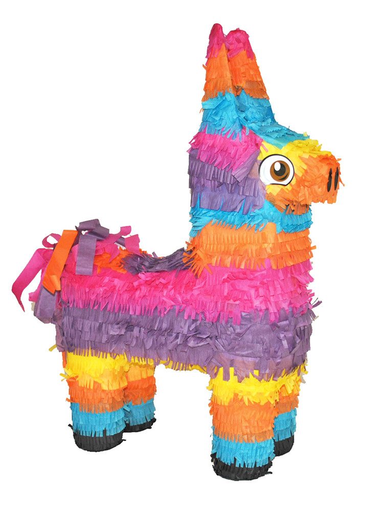 Funny Fashion Pinata Pinata - Geburtstags Аксесуари для будинку, Bunter Esel 42 x