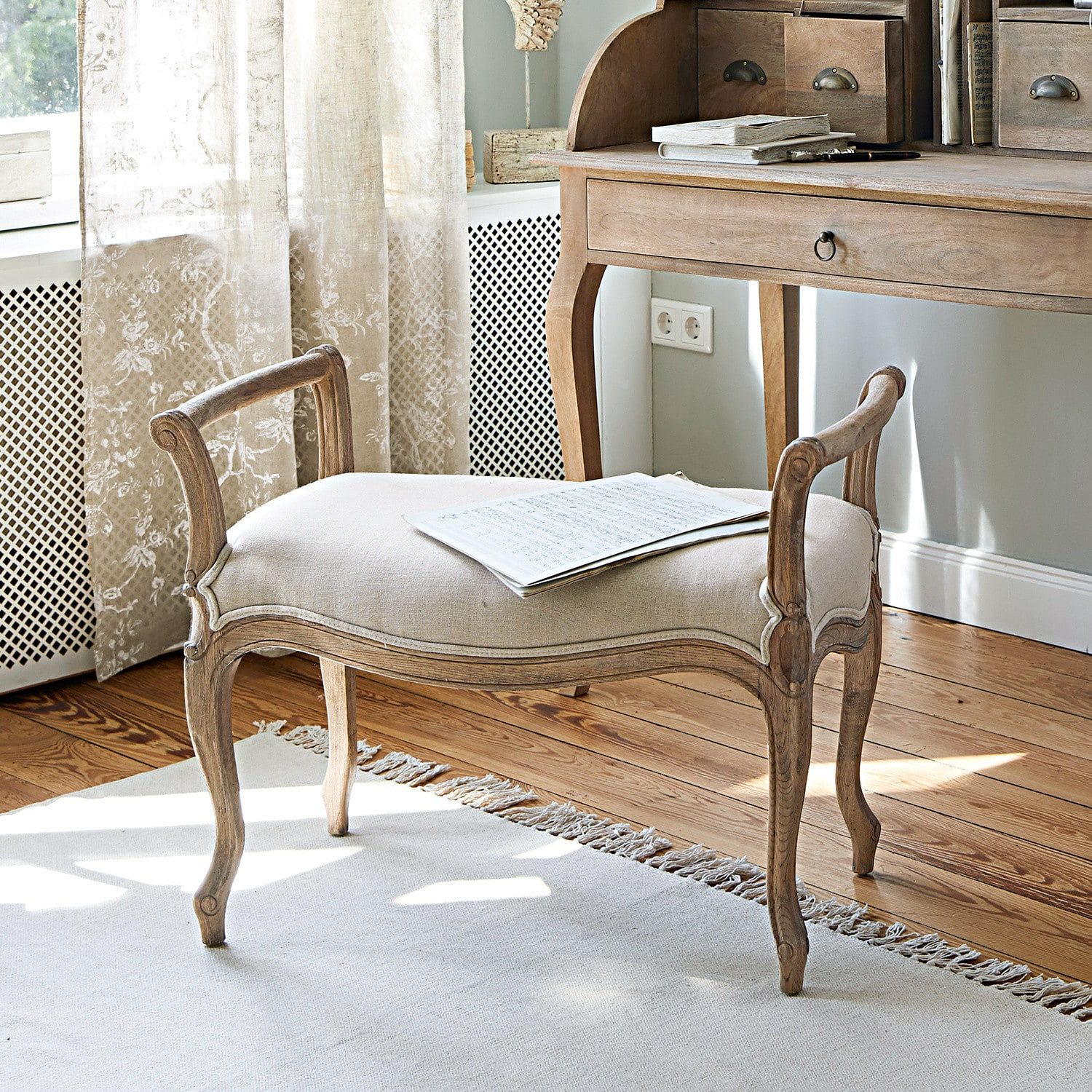 Mirabeau Bank Bank Pierremont creme/antikbraun