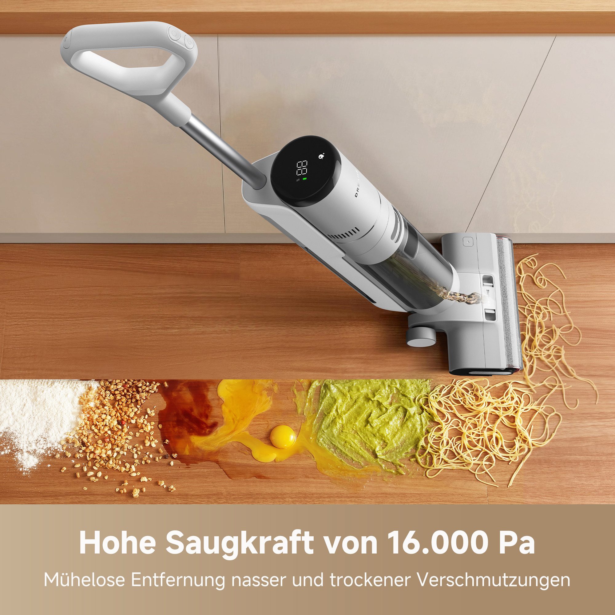 Dreame Nass-Trocken-Sauger G10 Pro, 300 W, 300 W, Intelligente Schmutzerkennung, Selbstreinigung
