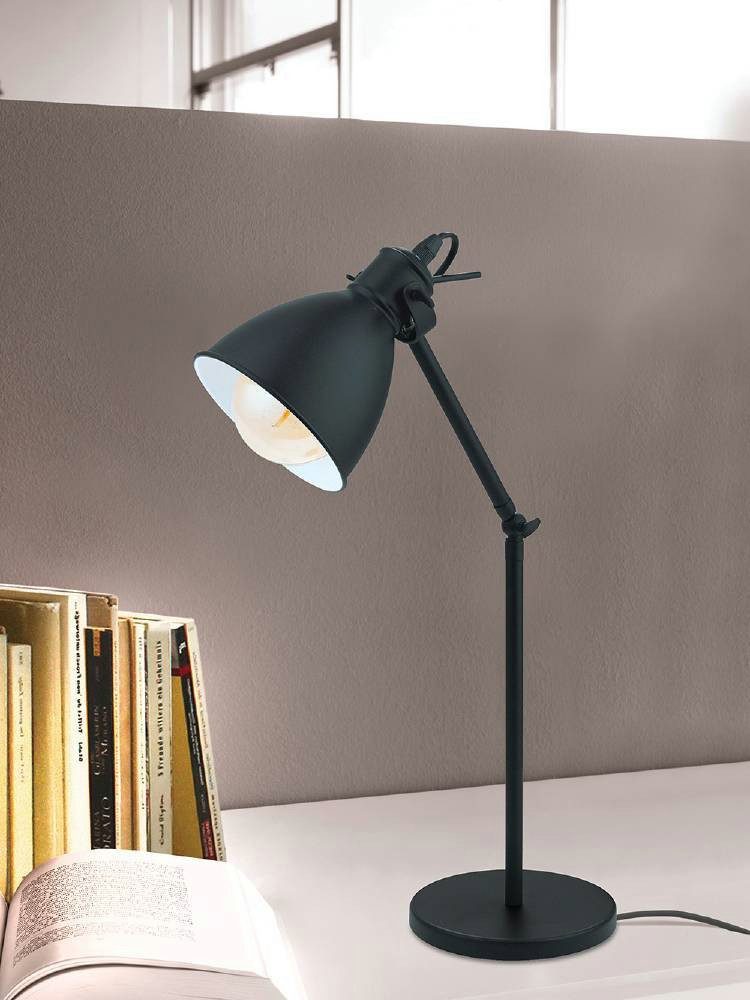 EGLO Tischleuchte PRIDDY Tischlampe, Nachttischlampe, Stahl, günstig online kaufen