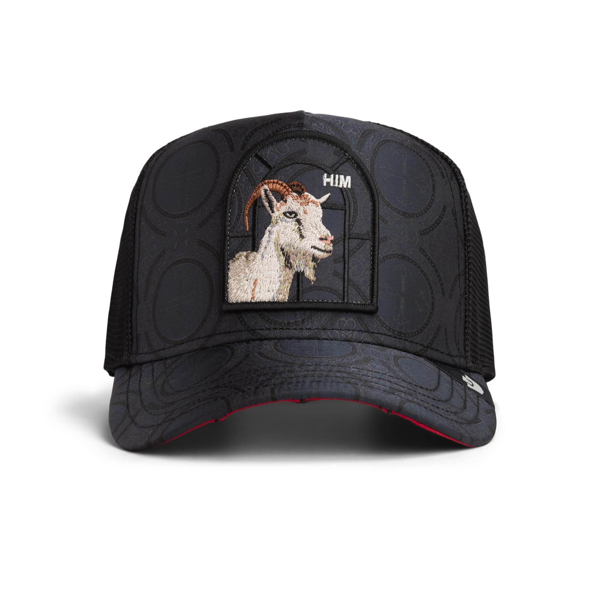 GOORIN Bros. Trucker Cap Goorin Bros. Religulous - Hymn Trucker Cap Void (Basecap, Basecap, Trucker Kappe, Meshcap) Bestickte Schirmunterseite