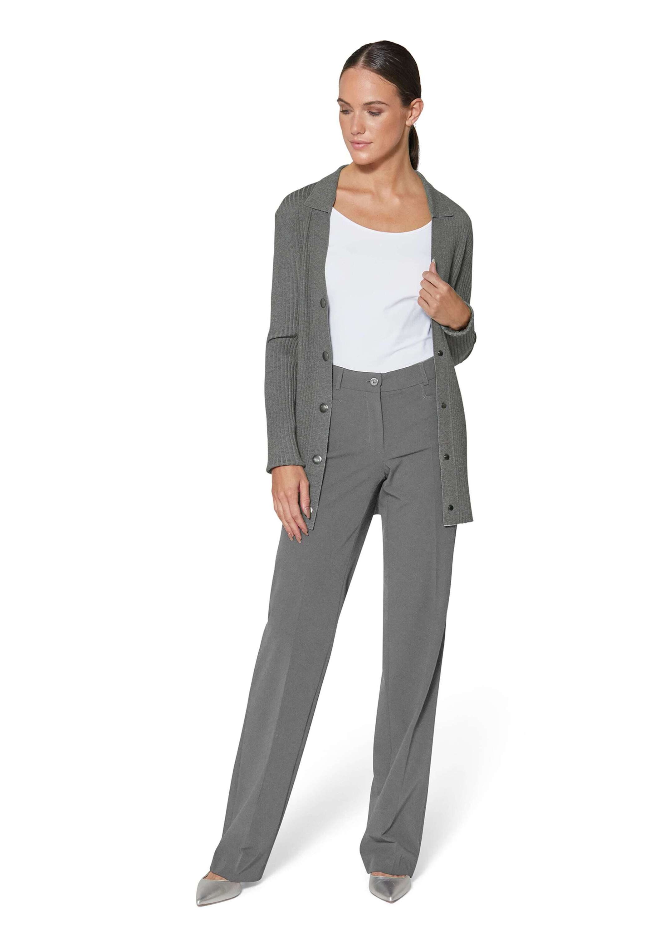 MADELEINE Strickjacke Schlichte Strickjacke in Long-Form