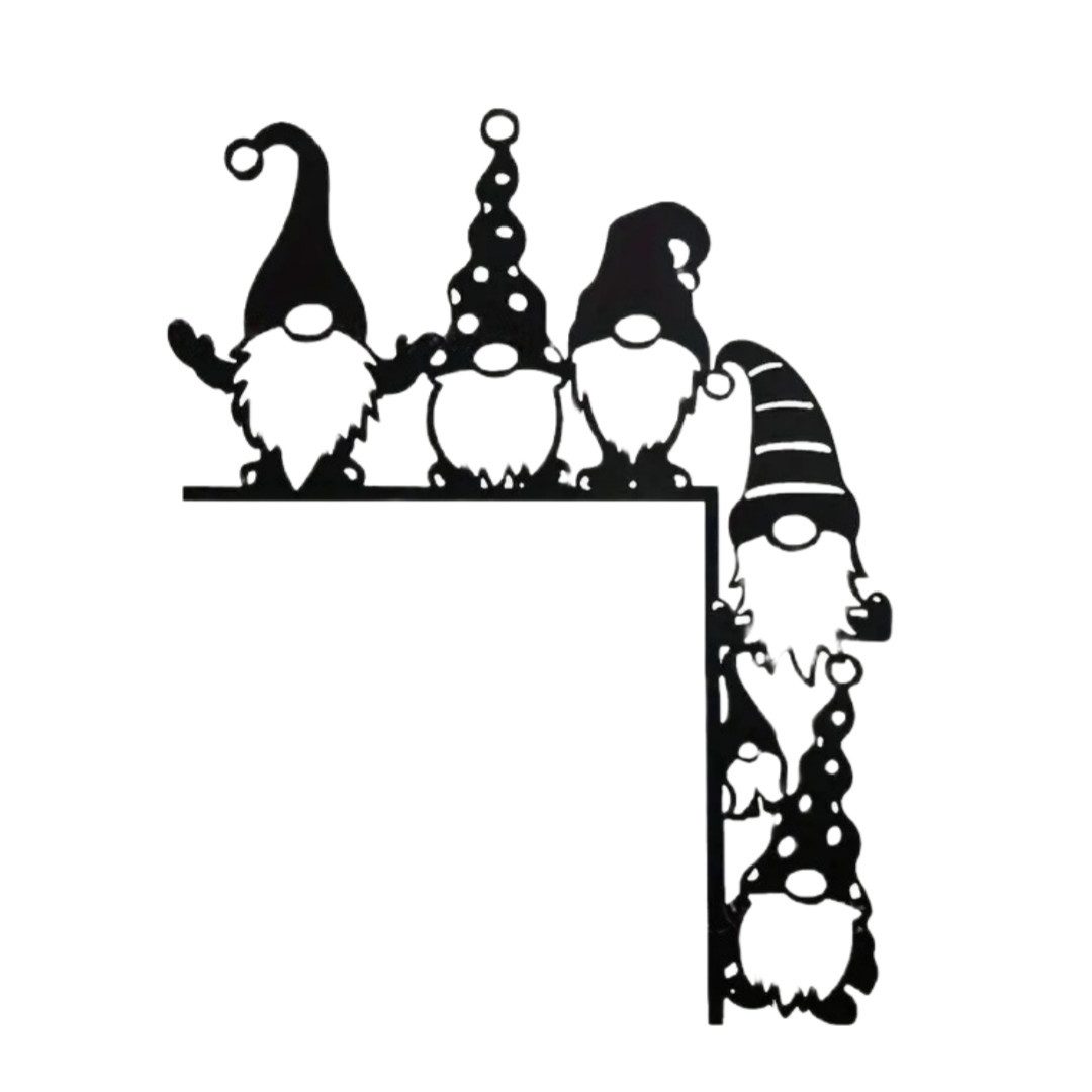 FOUORTUNATE-BEE Weihnachtsmann Weihnachtswanddeko aus Eisenkunst Santa Tür günstig online kaufen