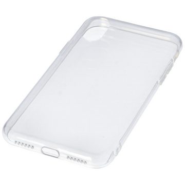AccuCell Smartphone-Hülle Hülle passend für Apple iPhone XS - transparente Schutzhülle, Anti-Ge