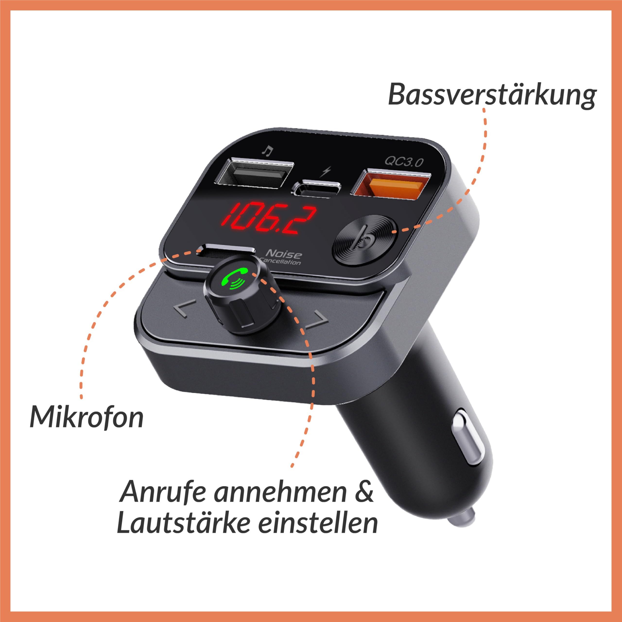 Technaxx FMT1700BT Radio (Kompatibel mit Bluetooth 5.3) – Bild 4 von 5