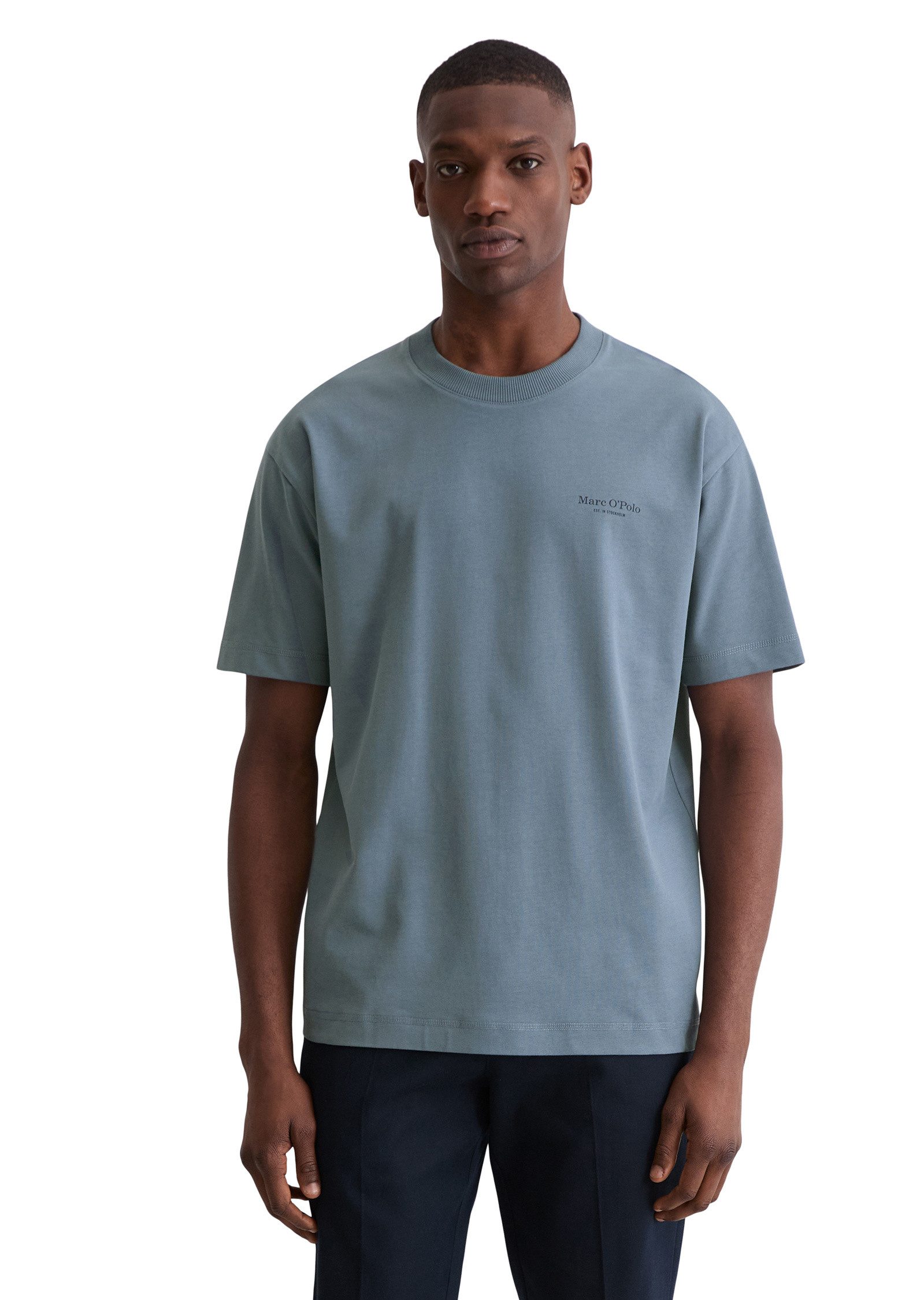 Marc O'Polo T-Shirt Heavy Jersey mit Rückenprint