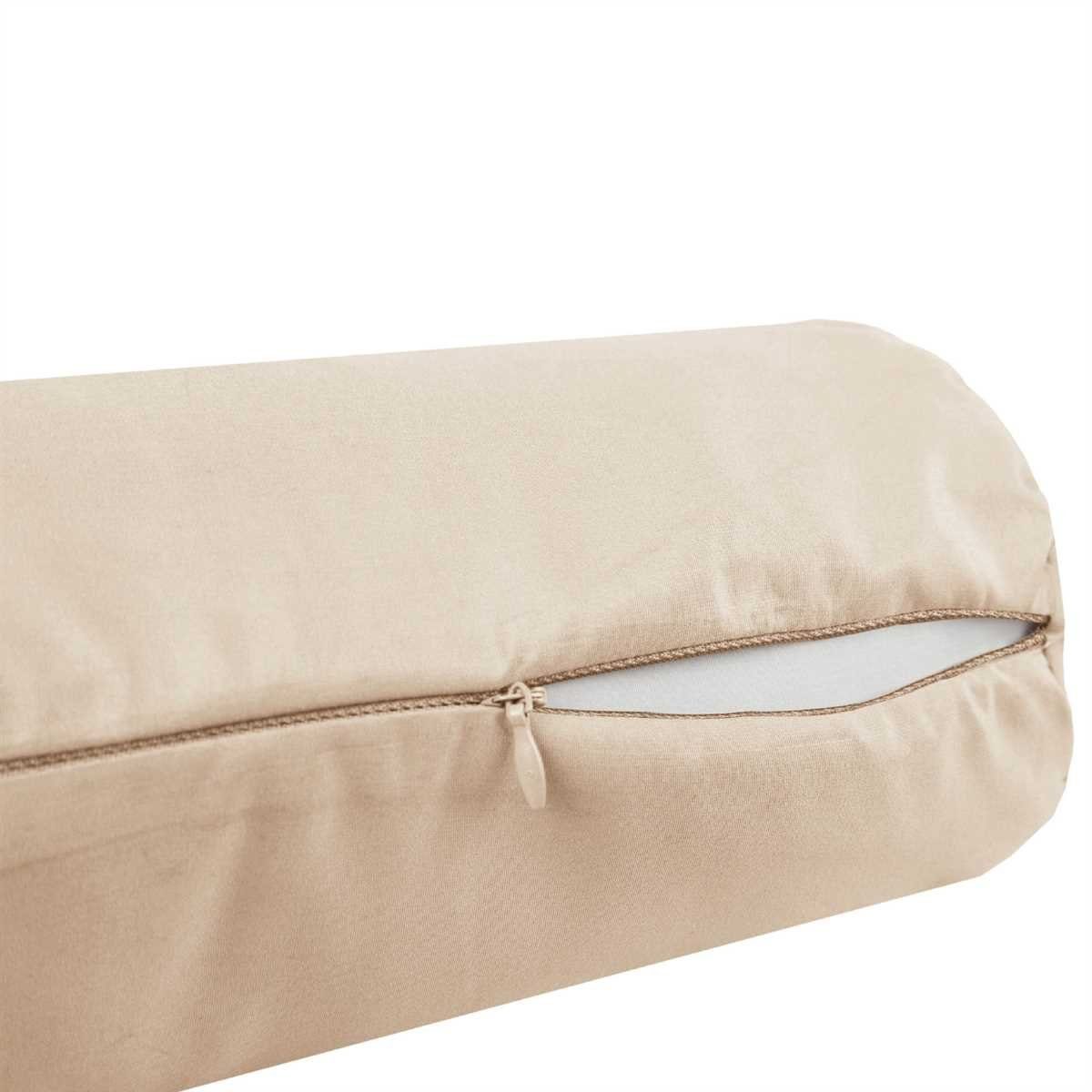 Bestlivings Kissenbezüge für Nackenrollen, (1 Stück), Nackenrollenbezug / Kissenbezug in versch. Größen, samtweich