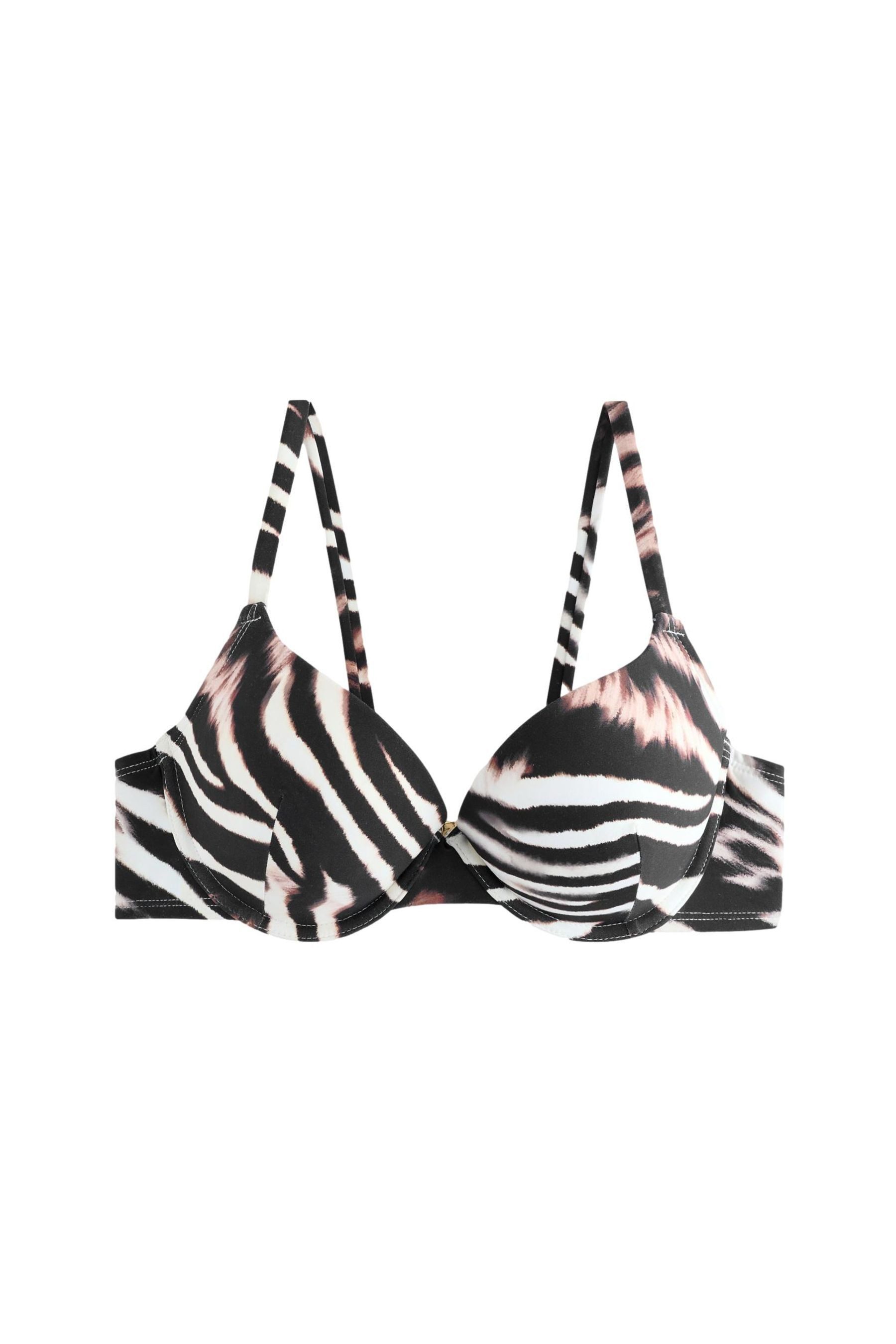 Next Triangel-Bikini-Top Bauchformender, wattierter Push-up-Bikini, Bügel günstig online kaufen