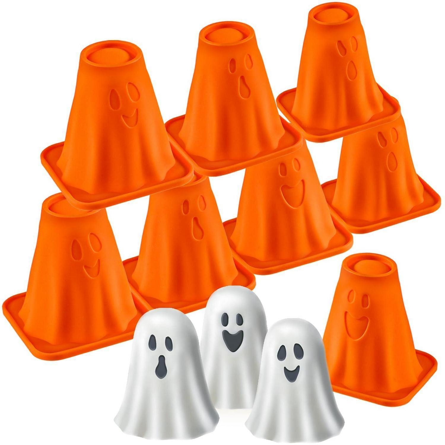 LuxusKollektion Eiswürfelform Eiswürfelform Geister 8er Set, (8-tlg)