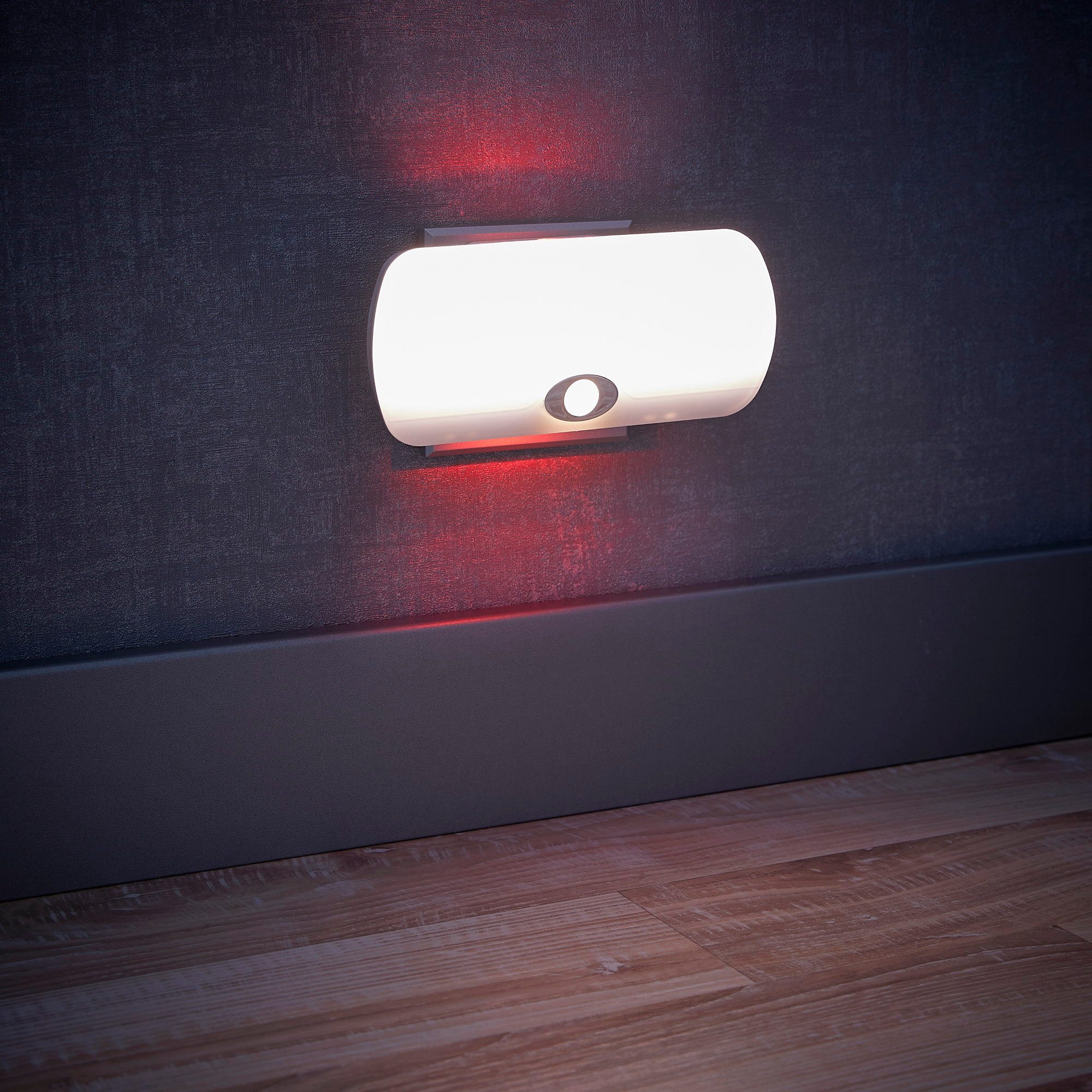 Northpoint LED Nachtlicht Taschenlampe Weiß RGB Induktionsladung mit Hintergrundbeleuchtung