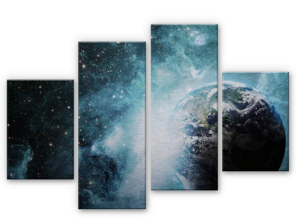 Wall-Art Mehrteilige Bilder Universum In einer fernen Galaxie, (Set, 4 St)