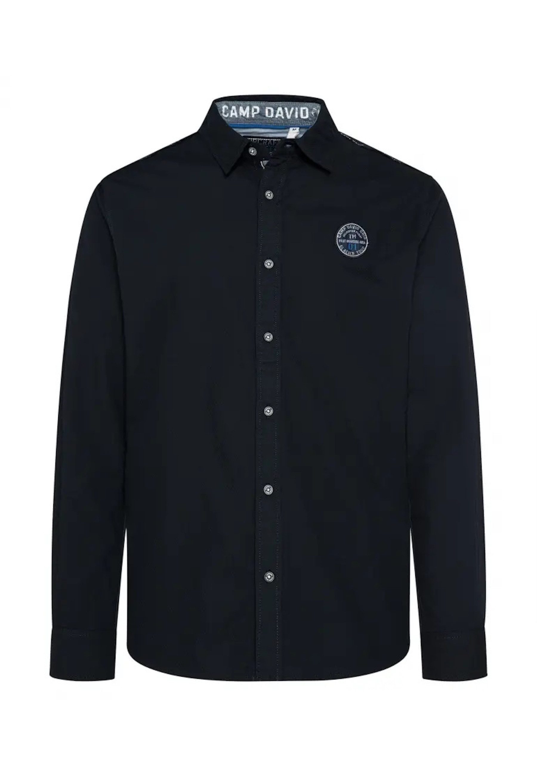 CAMP DAVID Langarmhemd Hemd HELI FLIGHT Langarmhemd (1-tlg)