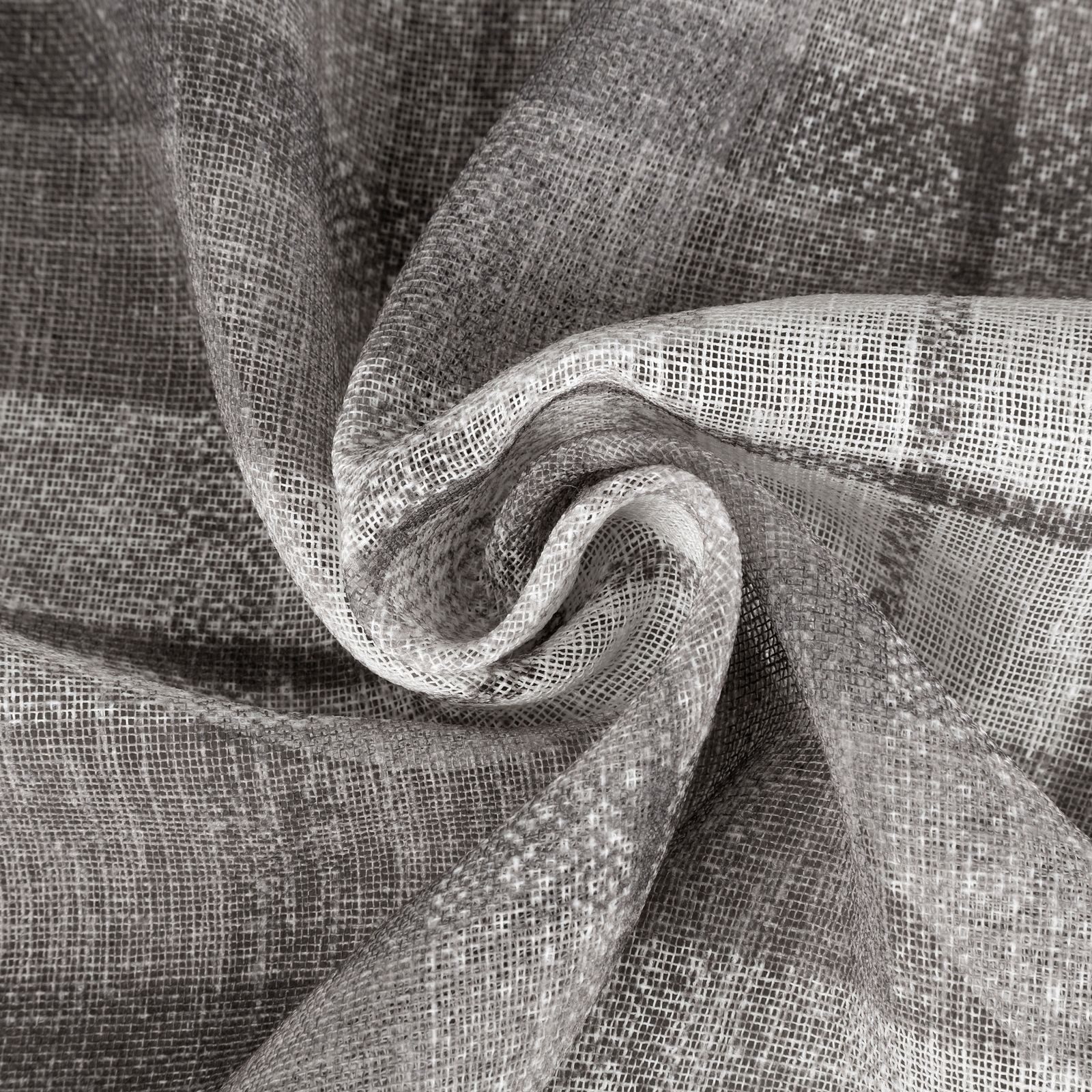 Eurofirany Vorhang Karierter Vorhang in dunkelgrau, Ösen, Blickdicht, Wohnzimmer, Küche