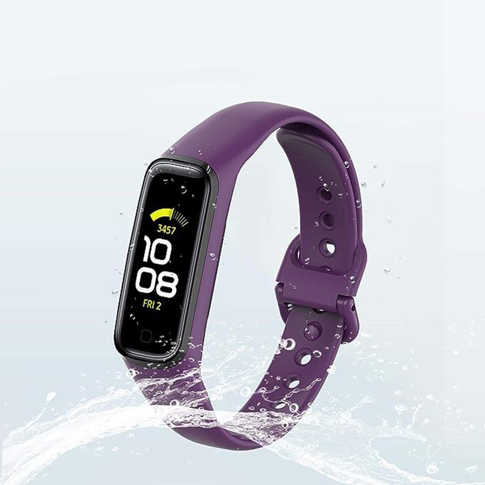 FELIXLEO Uhrenarmband Sport Armband mit Fit 2 3Stück Kompatibel Uhrenarmband Galaxy Samsung