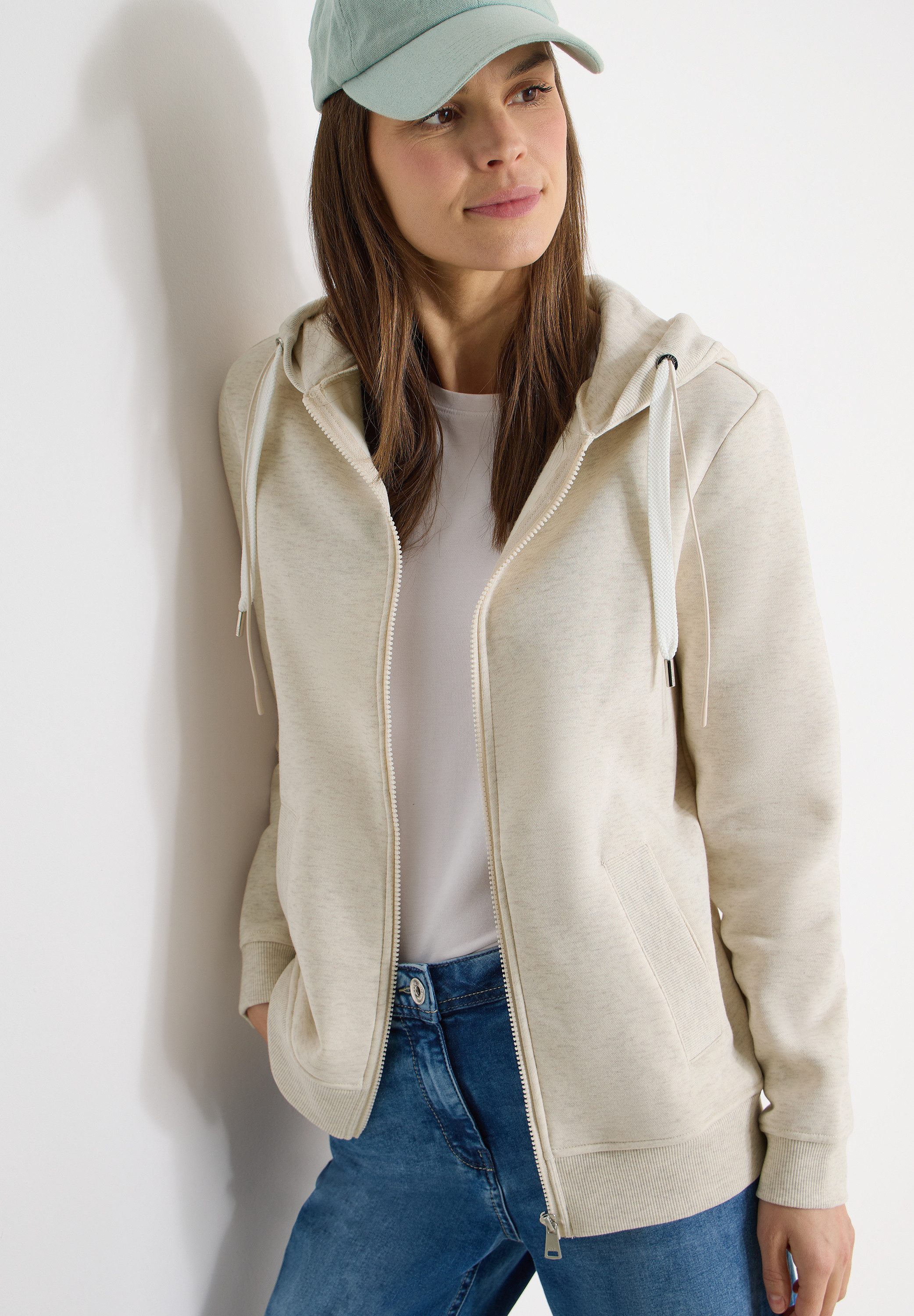 CECIL Sweatjacke mit Kapuze günstig online kaufen