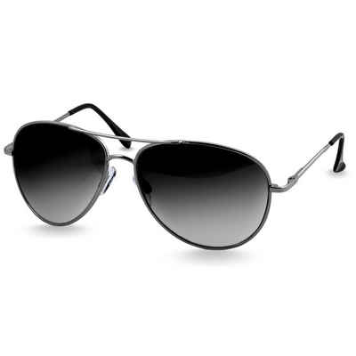 Caspar Sonnenbrille SG013 klassische Unisex Retro Pilotenbrille