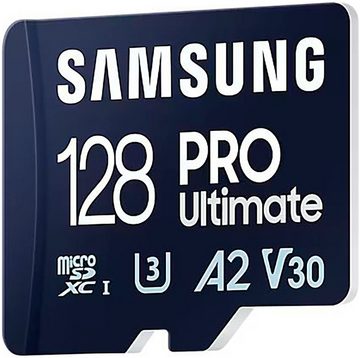 Samsung Pro Ultimate 128 GB Speicherkarte (128 GB, Video Speed Class 30 (V30)/UHS Speed Class 3 (U3), 200 MB/s Lesegeschwindigkeit)