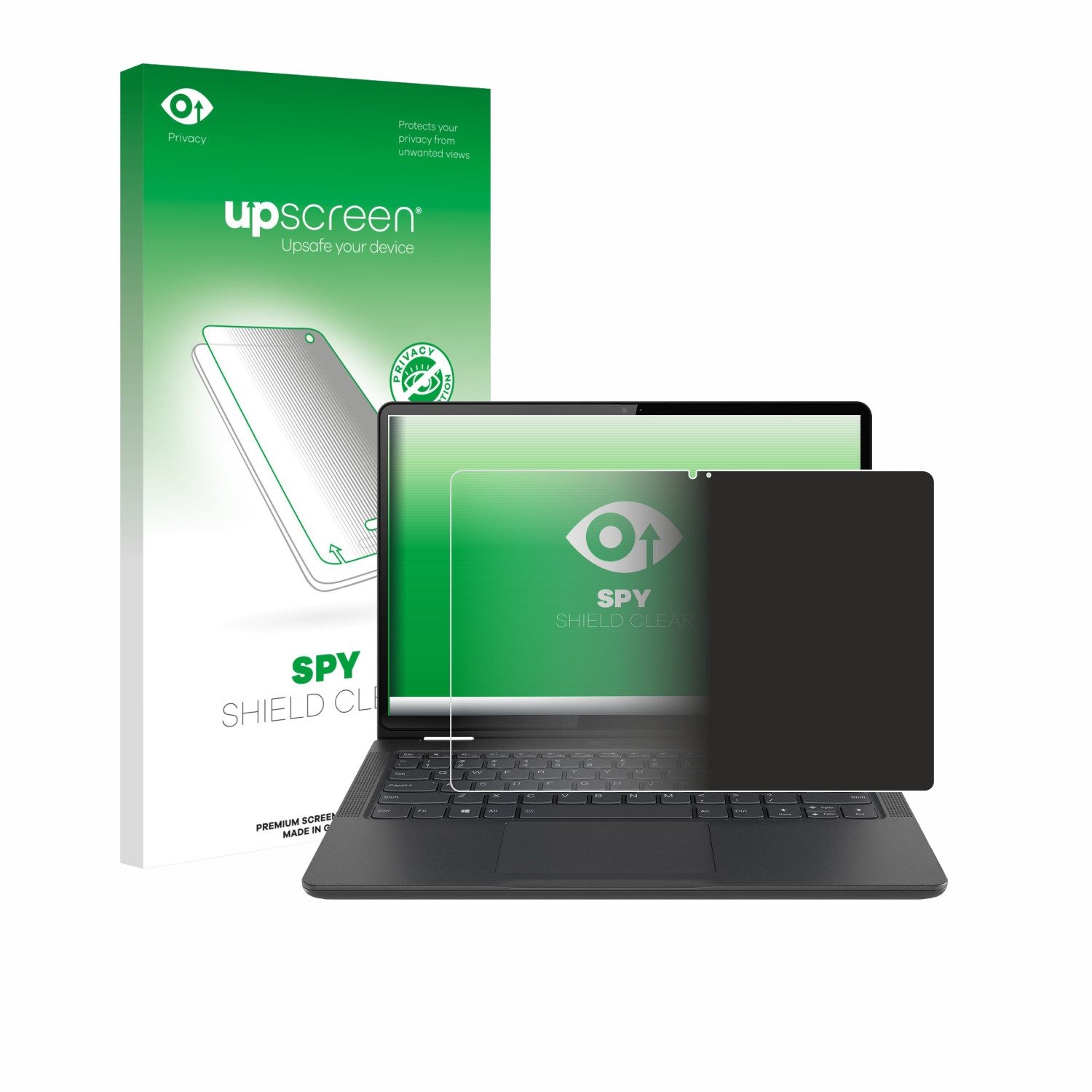 upscreen Displayschutzfolie Sichtschutzfolie für Lenovo 13w Yoga Gen 2, Anti-Spy Privacy Sichtschutz Blickschutzfolie Blaulicht-Schutz