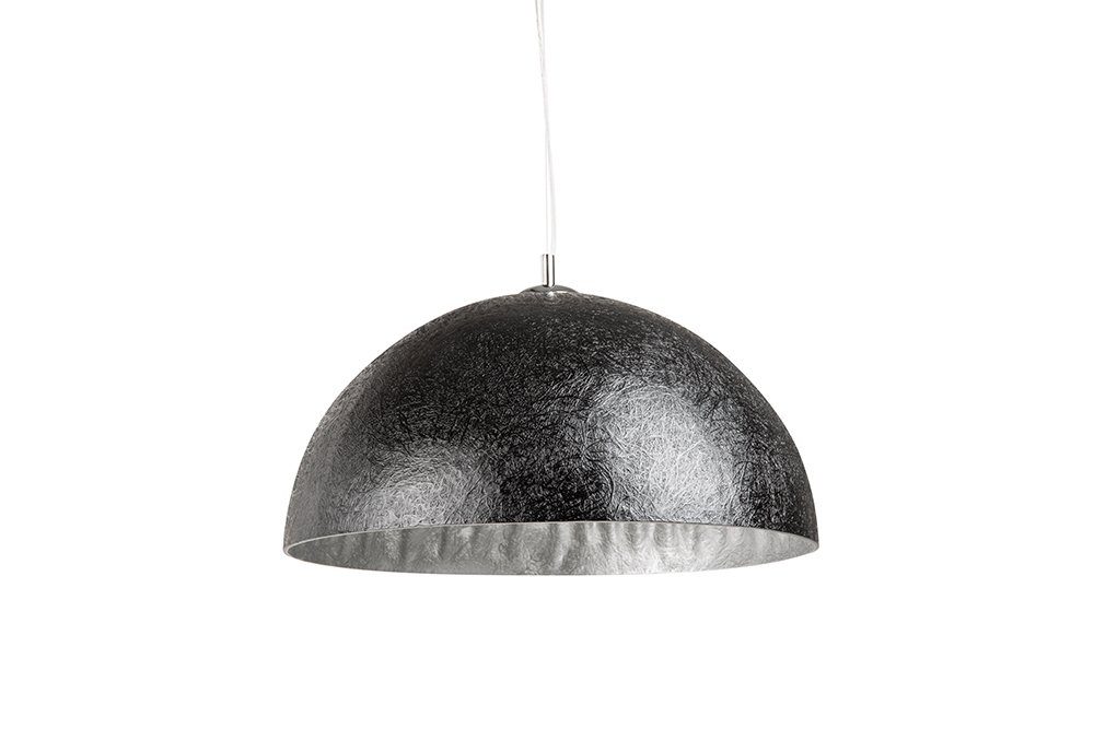 schwarz 50cm Design Wohnzimmer / riess-ambiente GLOW Modern ohne Leuchtmittel, Esszimmer Metall Hängeleuchte · · silber, ·