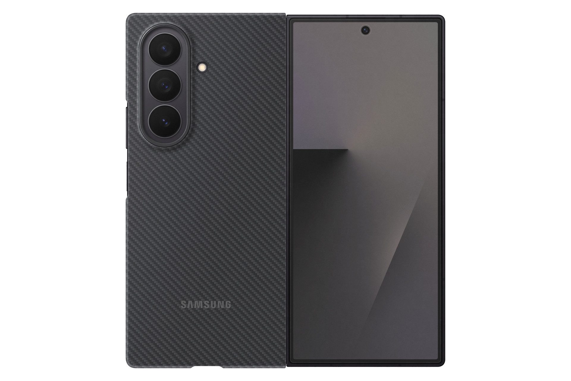 Samsung Handyhülle Carbon Shield Case für Samsung Galaxy Z Fold7, Backcover, Schutzhülle, Handyschutzhülle, Case, Schutzcase, stoßfest