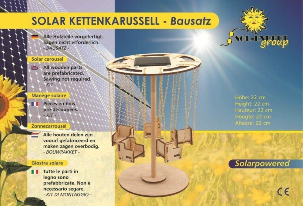 SOL-EXPERT group Modellbausatz Solar Kettenkarussell