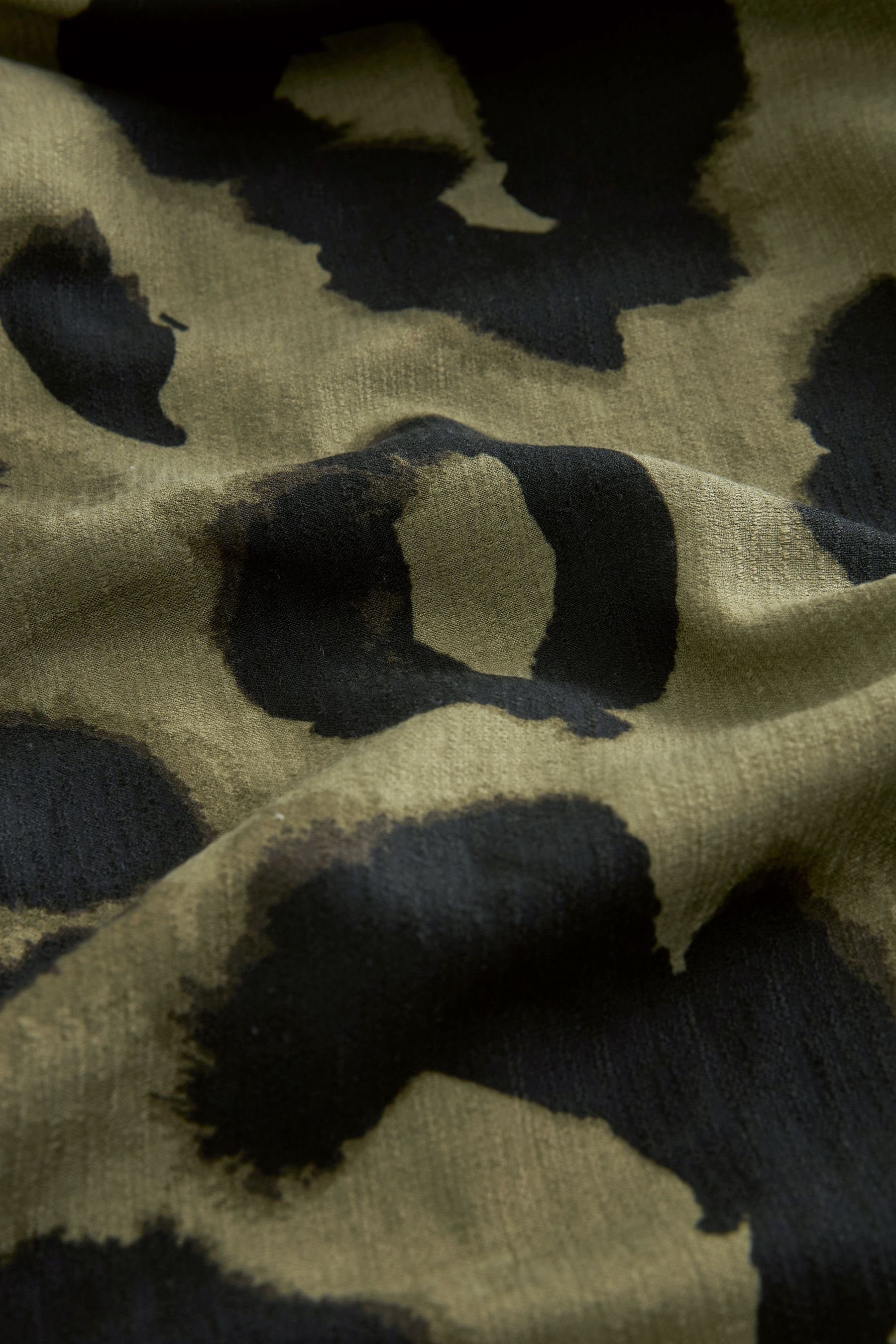 Next Midikleid Midikleid mit Puffärmeln (1-tlg)