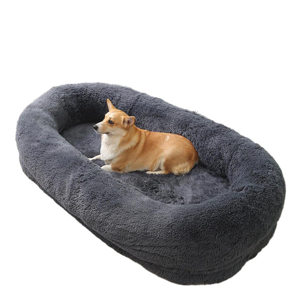 GarveeMore Tierbett Hundebett, abnehmbar mit rutschfestem Design 65x37.4x11.8 Zoll