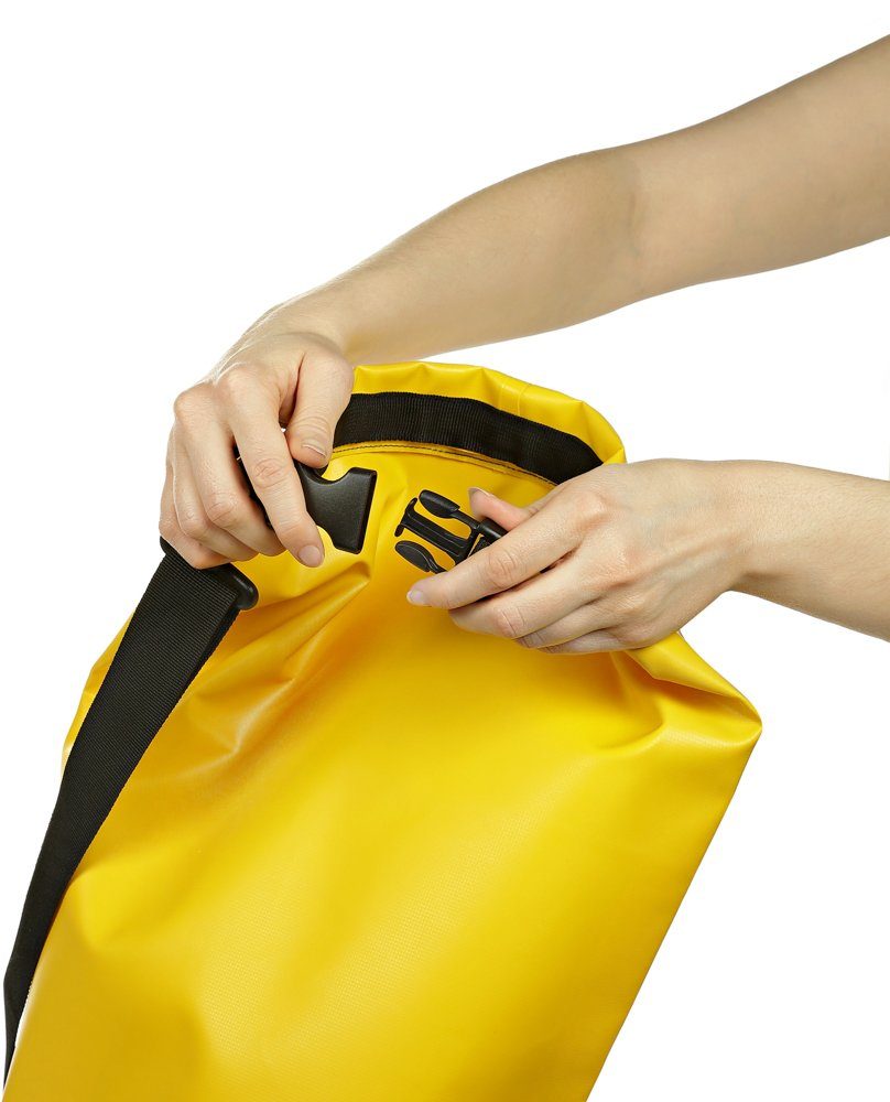 FRIESEN Friesennerz Schultertasche FRI-12000, Seesack Wasserdicht – Dry Bag Rolltop-Tasche Abnehmbarer Schultergurt