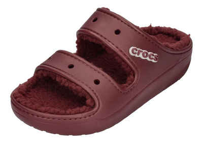 Crocs CLASSIC COZZZY SANDAL Hausschuh garnet