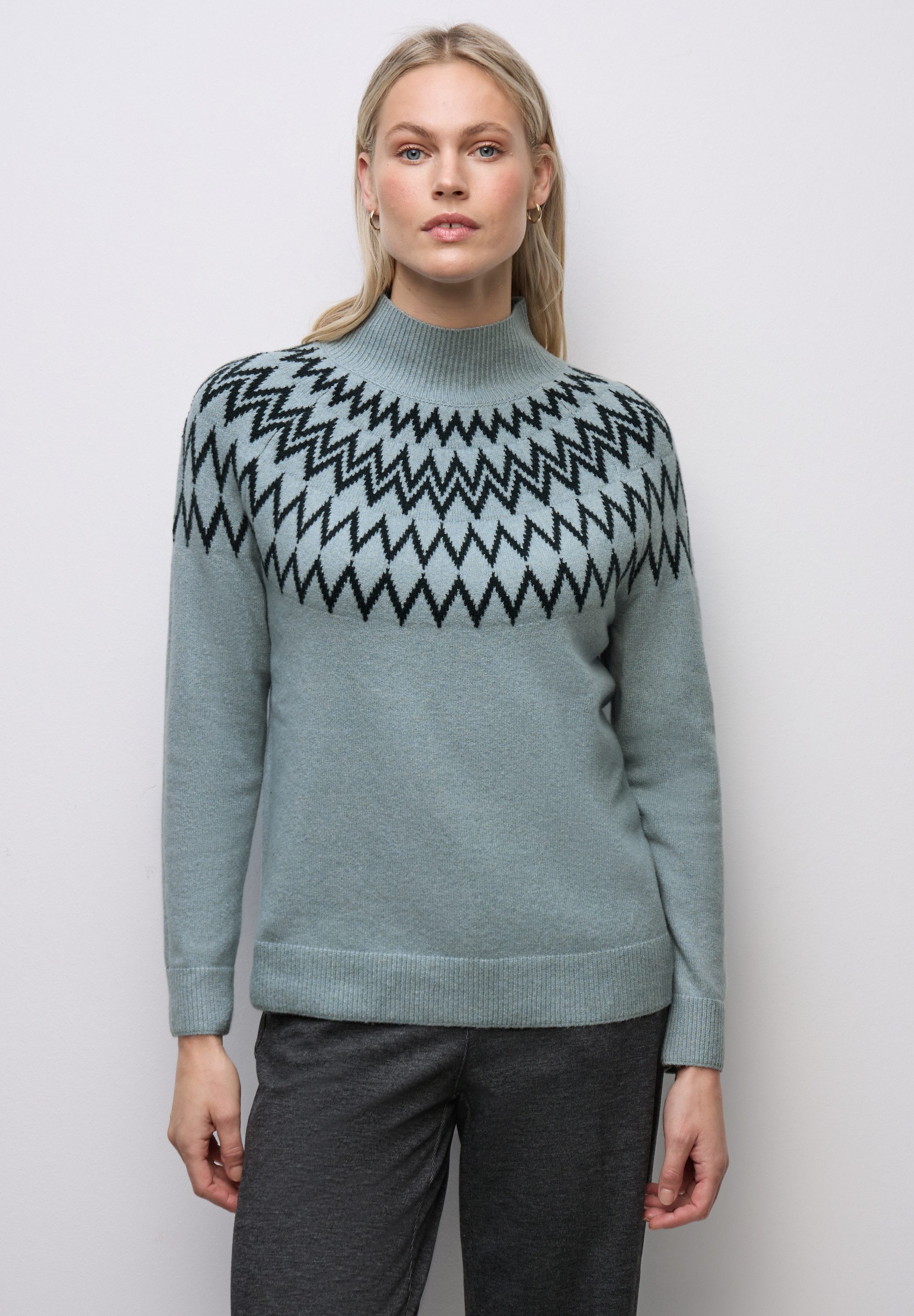 STREET ONE Strickpullover im soften Baumwoll-Mix günstig online kaufen