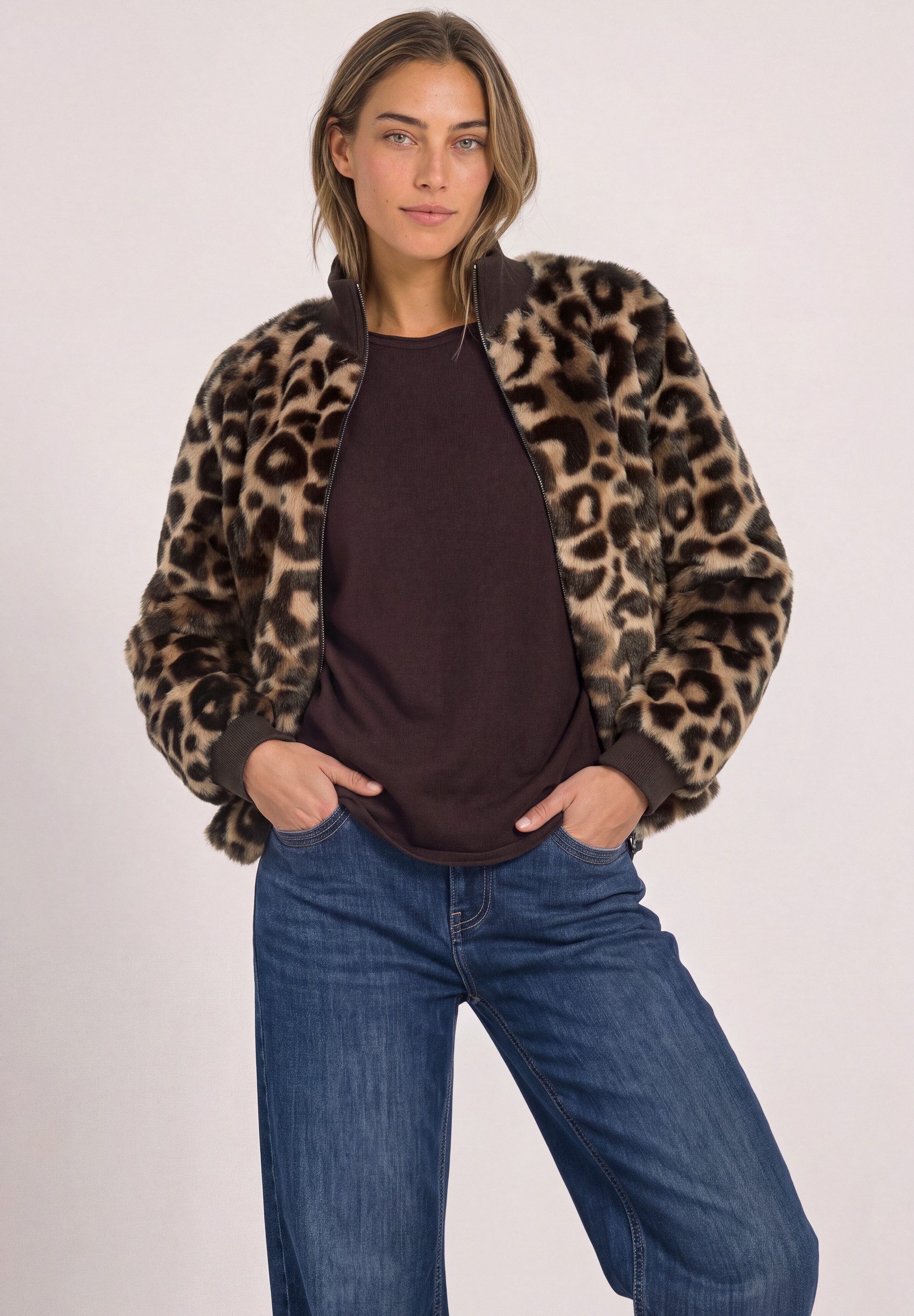 STREET ONE Blouson mit Elastiksaum und Tunnelzug