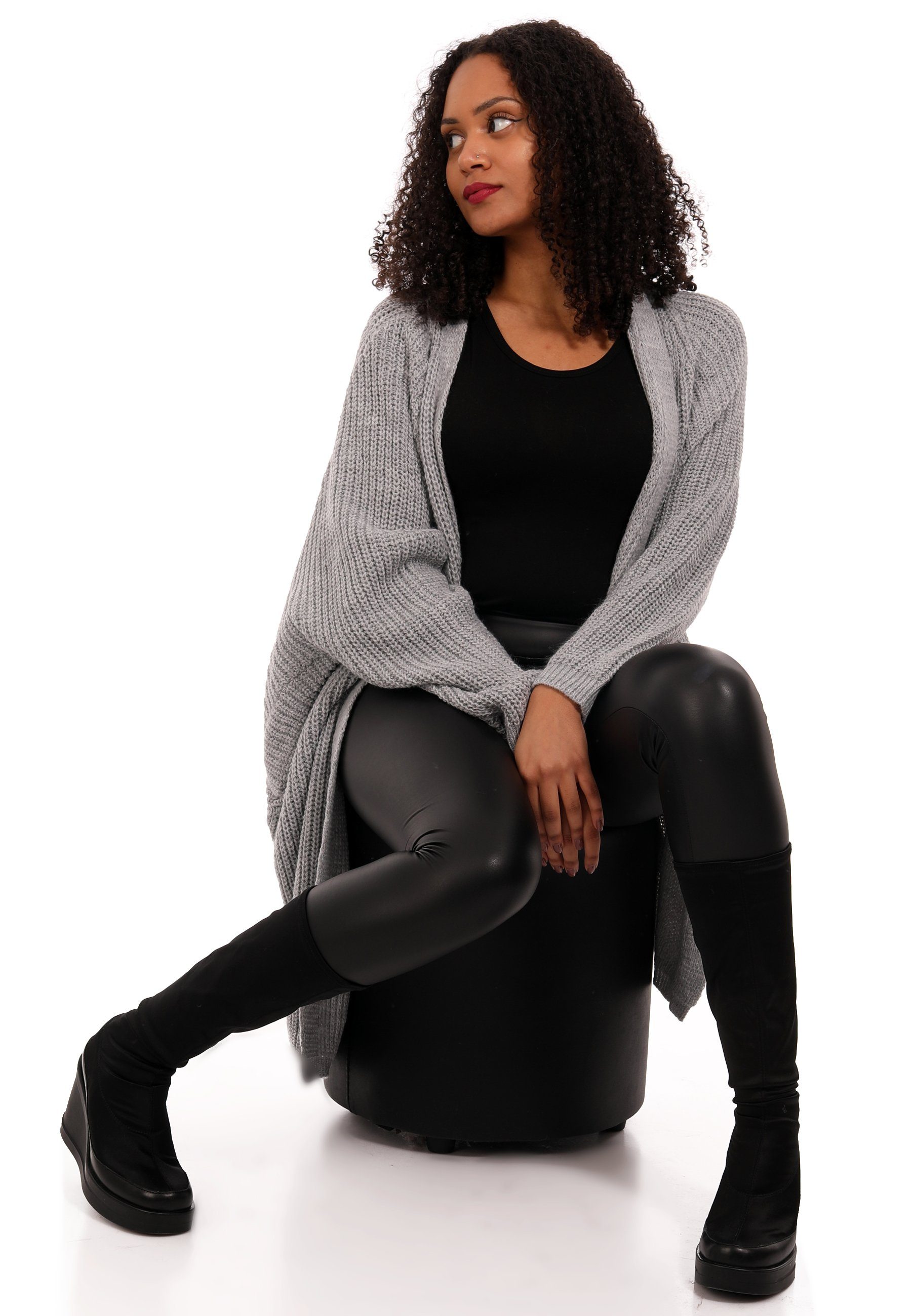 YC Fashion & Style Cardigan Grobstrick-Cardigan im Oversize-Look – One Size günstig online kaufen