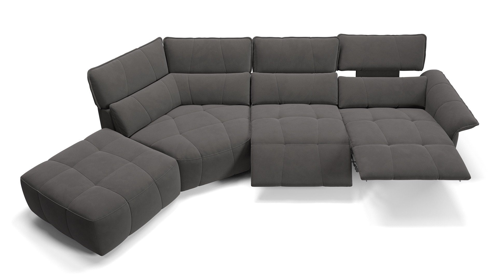 Sofanella Wohnlandschaft Stoff ADRIA, Wohnlandschaft, Ecksofa, Sofalandschaft, XXL Sofa, Stoff Sofas