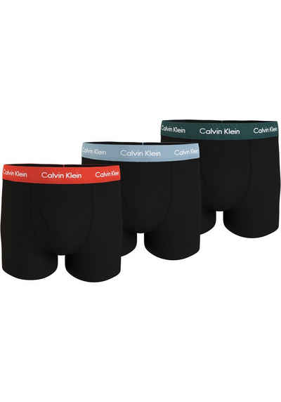 Calvin Klein Underwear Trunk TRUNK 3PK (Packung, 3-St., 3er) mit praktischem Eingriff