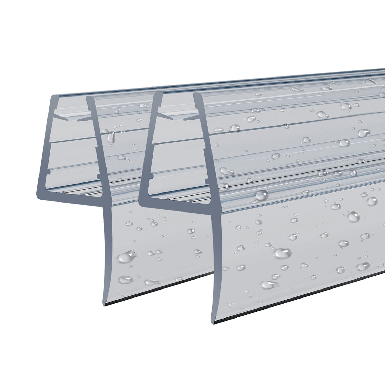 Hopibath Duschdichtung für glastür 4-6mm 2 Stück Ersatzdichtung 100cm Wasse günstig online kaufen
