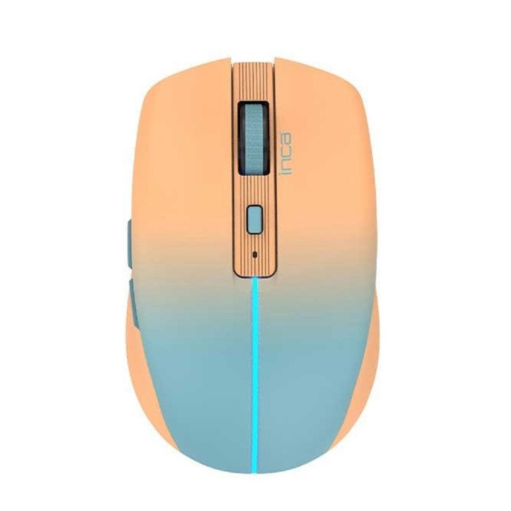 INCA Maus 1600 DPI Wireless Bluetooth 6D Taste 500mAh Akku Silent Key Maus