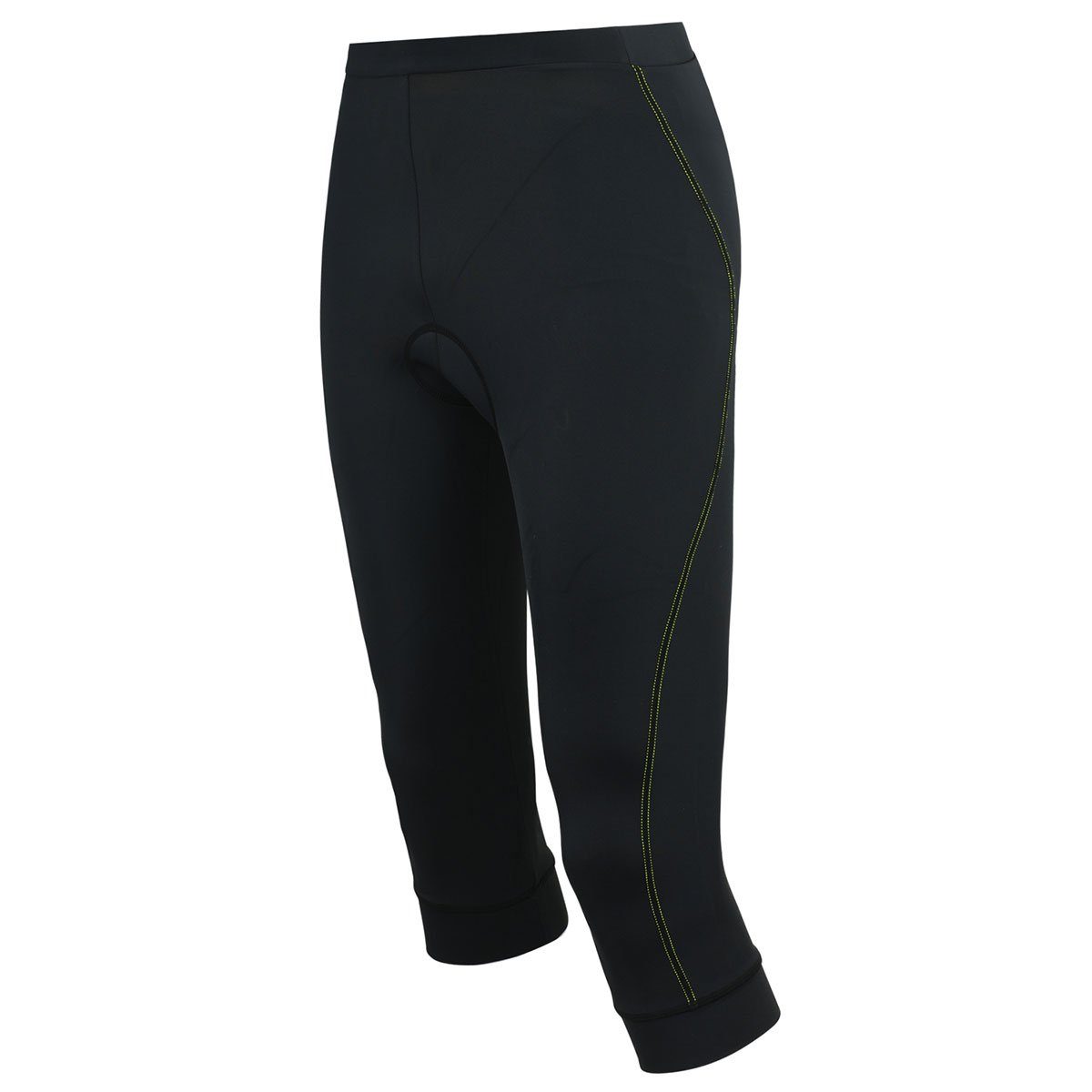 Airtracks Radlerhose Damen Fahrradhose 3/4 Lang Comfort Line (» S M L XL XXL «) Radhose mit 3D Air Flow Gel Polster, & Quick Dry Funktion