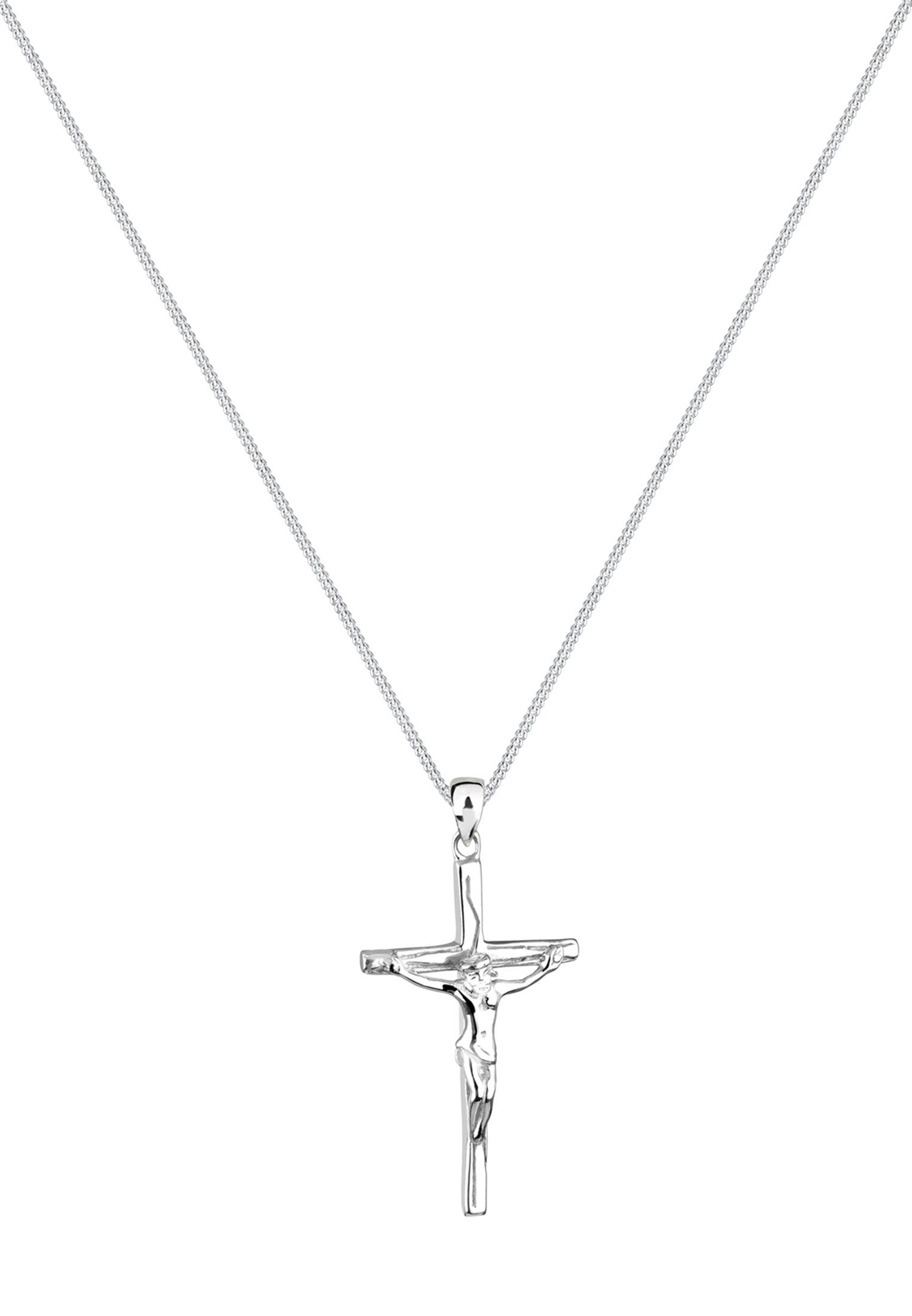Elli Kette mit Anhänger mit Anhänger Kreuz Jesus Kruzifix Schmuck Geschenk günstig online kaufen